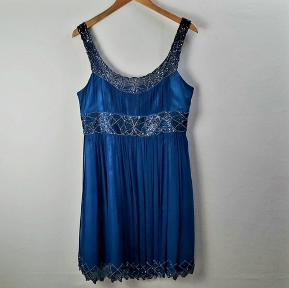 Sapphire Beaded Wedding Dress